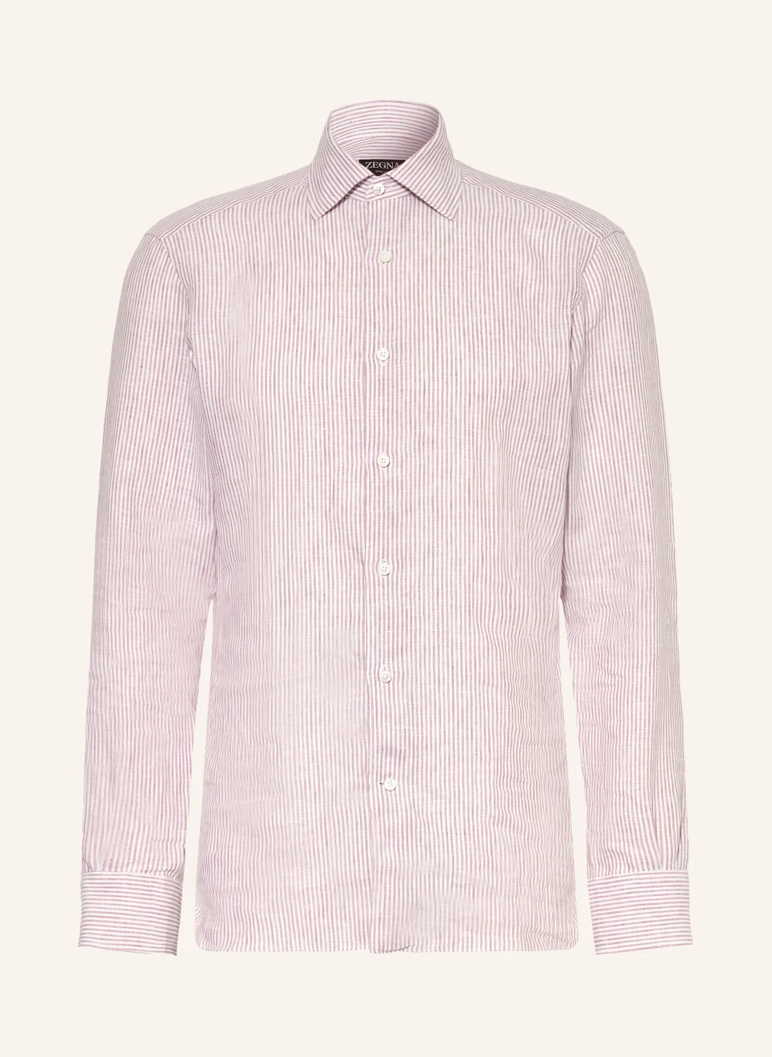 ZEGNA Leinenhemd Regular Fit