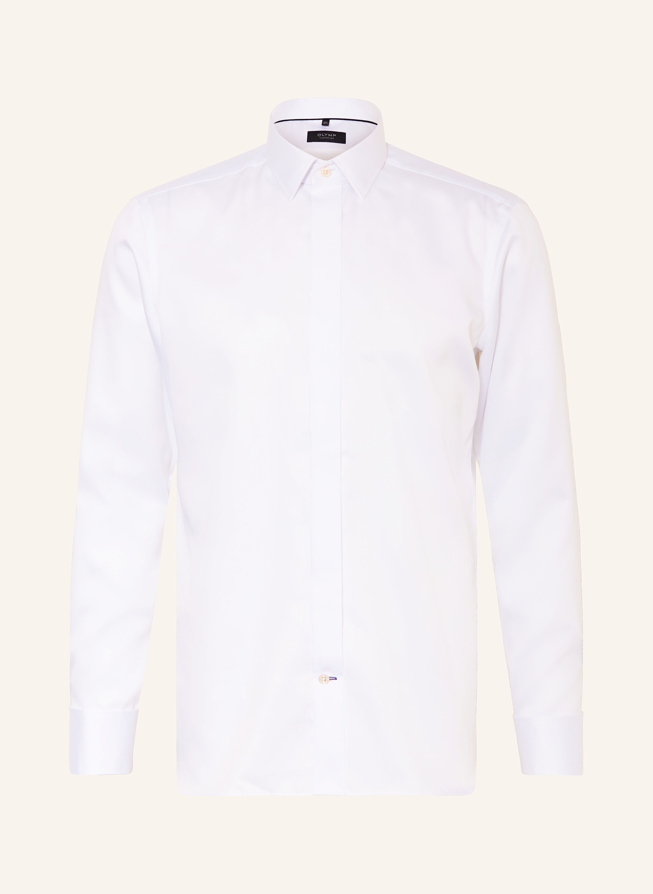 OLYMP SIGNATURE Smoking-Hemd tailored fit mit Umschlagmanschette