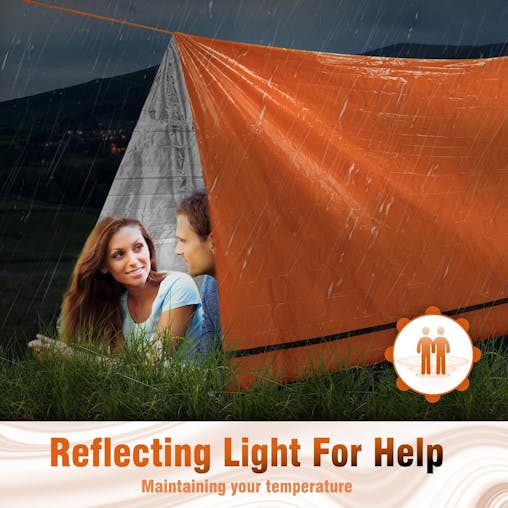 NNETM Survival Tent Kit for Outdoor Camping