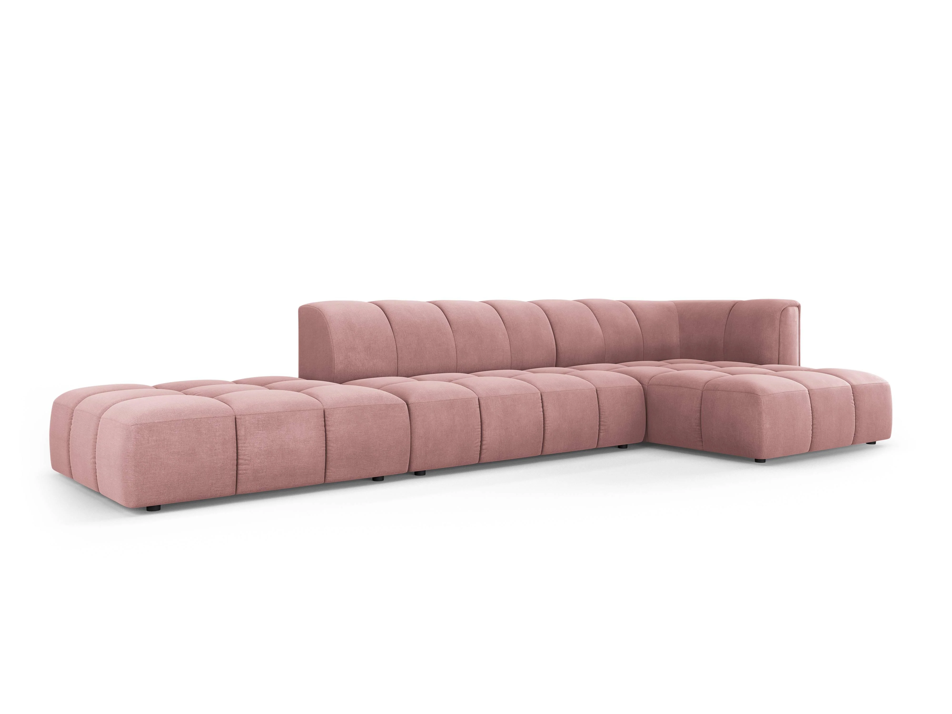Hoekbank Francesca chenille rechts 5-zits