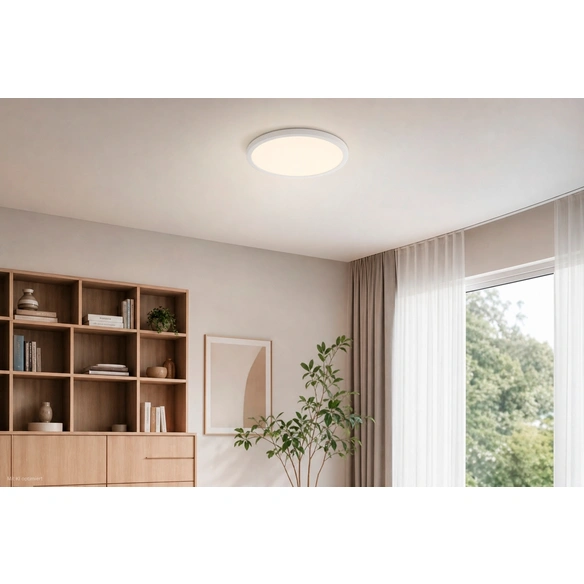LED-Deckenleuchte »Medora«, rund, Ø: 40 cm, 32 W, 3400 lm, weiß