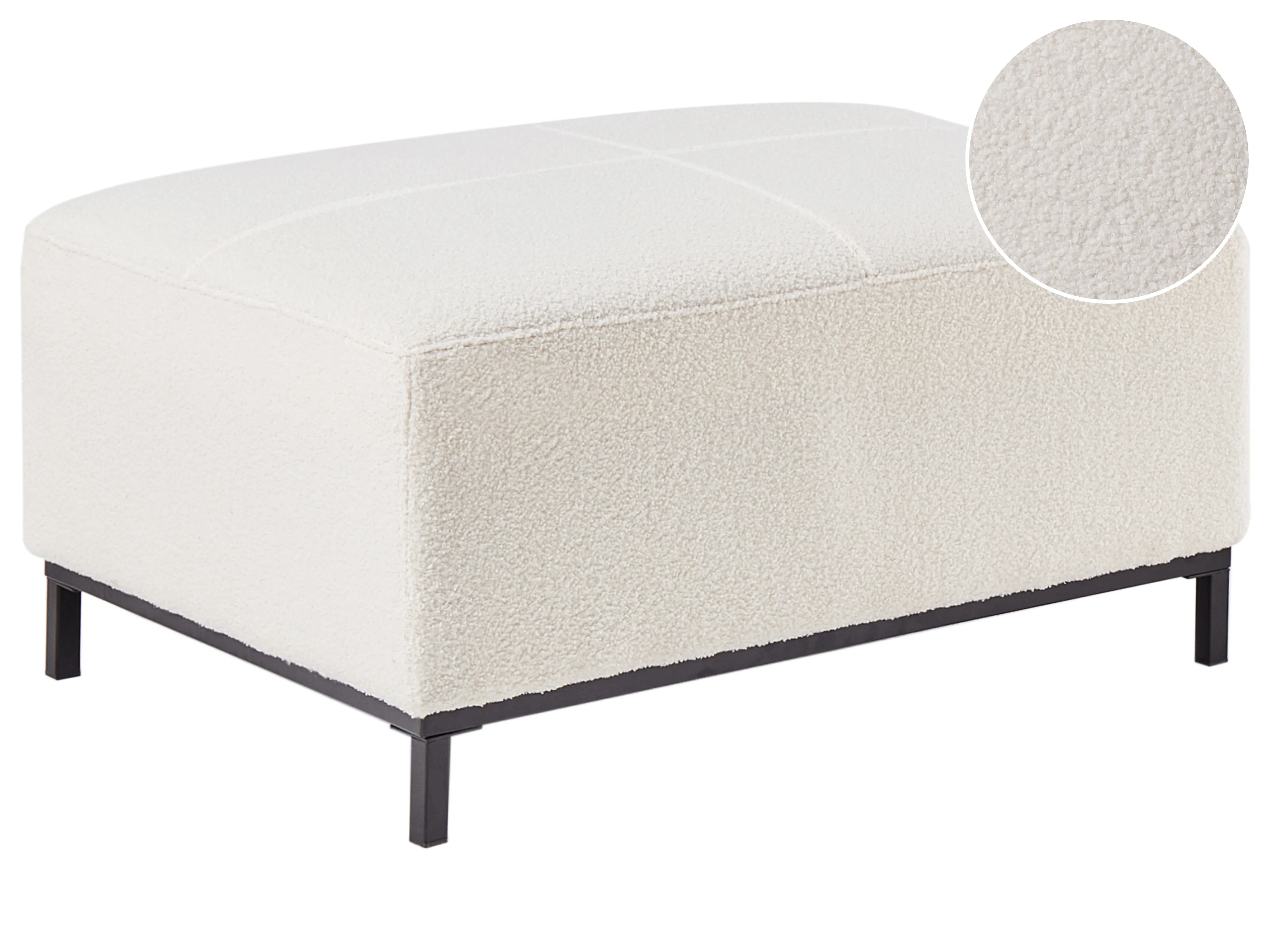 Ottoman OSLO Boucle White