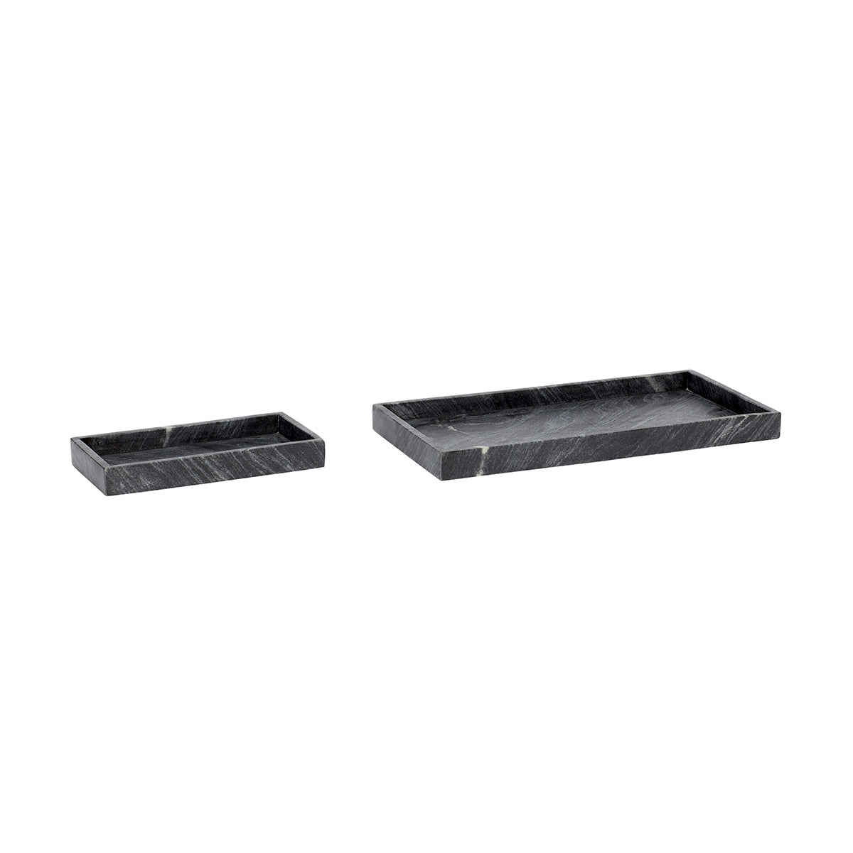 Hübsch bladen Grand - marmer - 30x15xh2, 50x25xh4cm