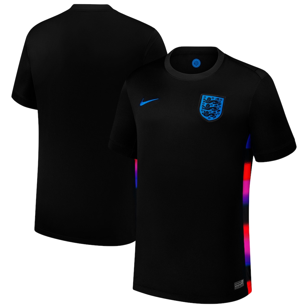 England National Team Nike 2025/2026 Away Replica Jersey - Black