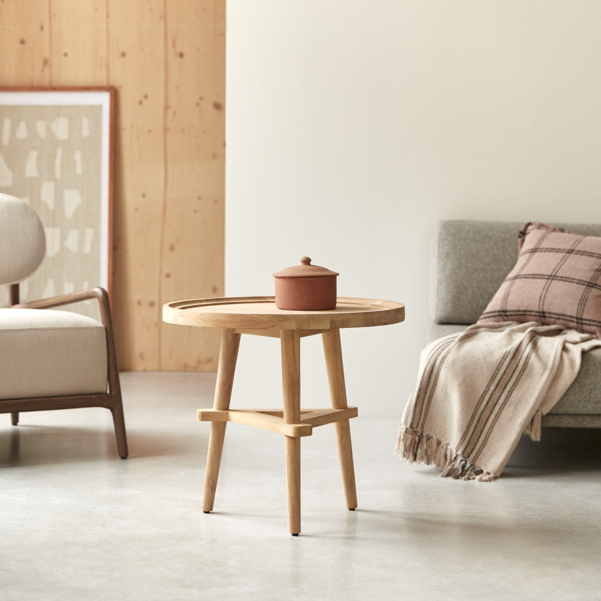 Tikamoon - Paola - Massief teakhouten banktafel