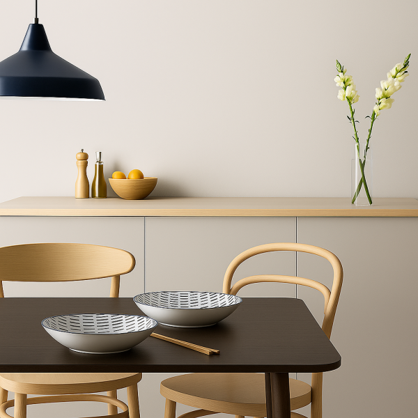 Talerz głęboki LINEAS 20 cm porcelana