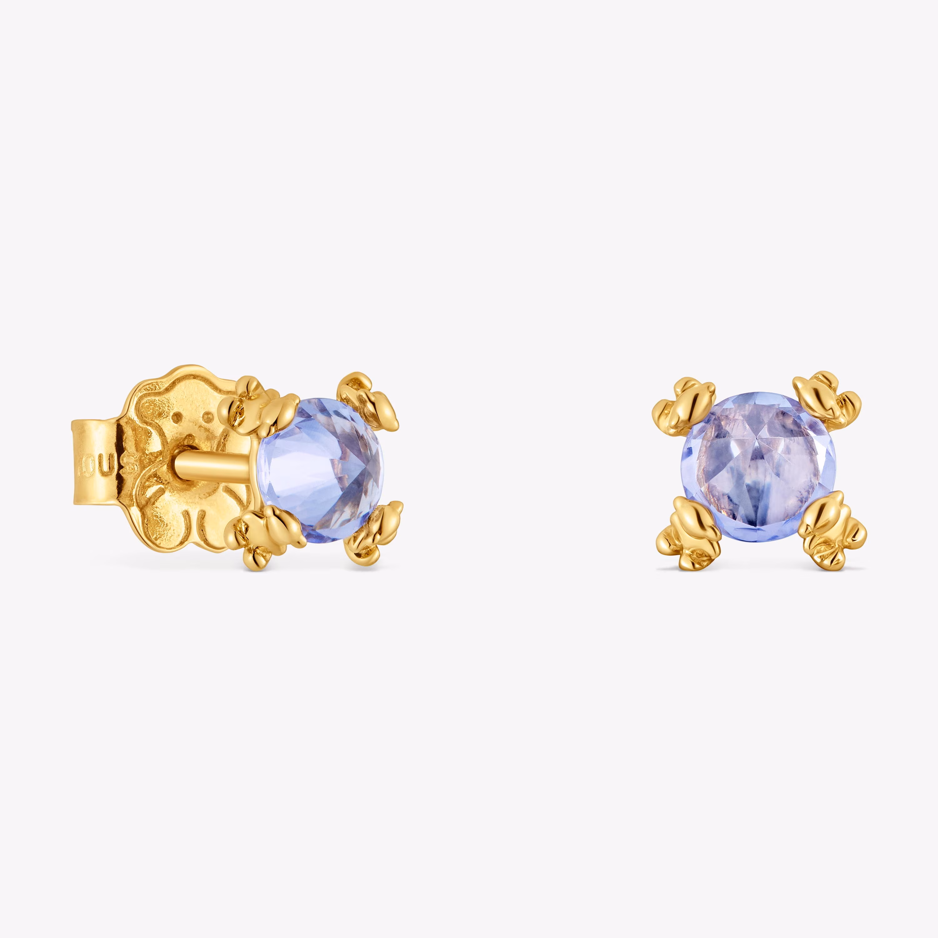 Pendientes de oro y tanzanita Color Pills