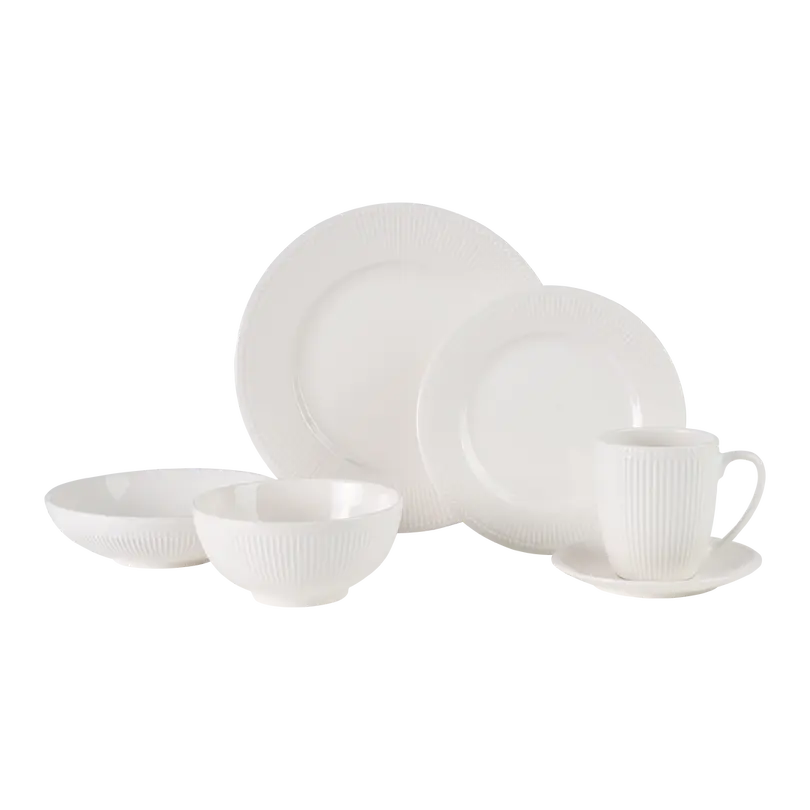 Geschirrset 24-teilig Nele