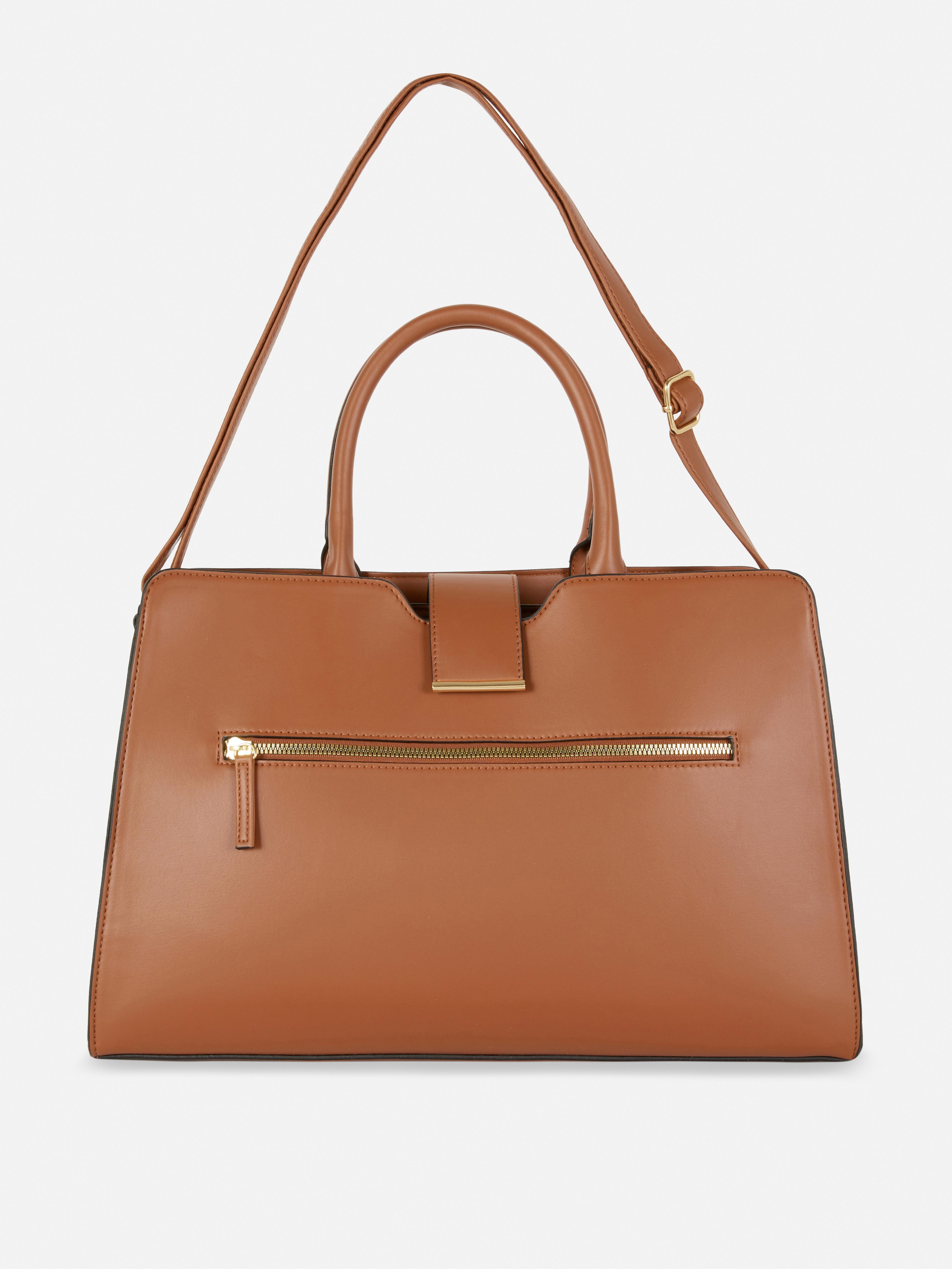 Faux Leather Tote