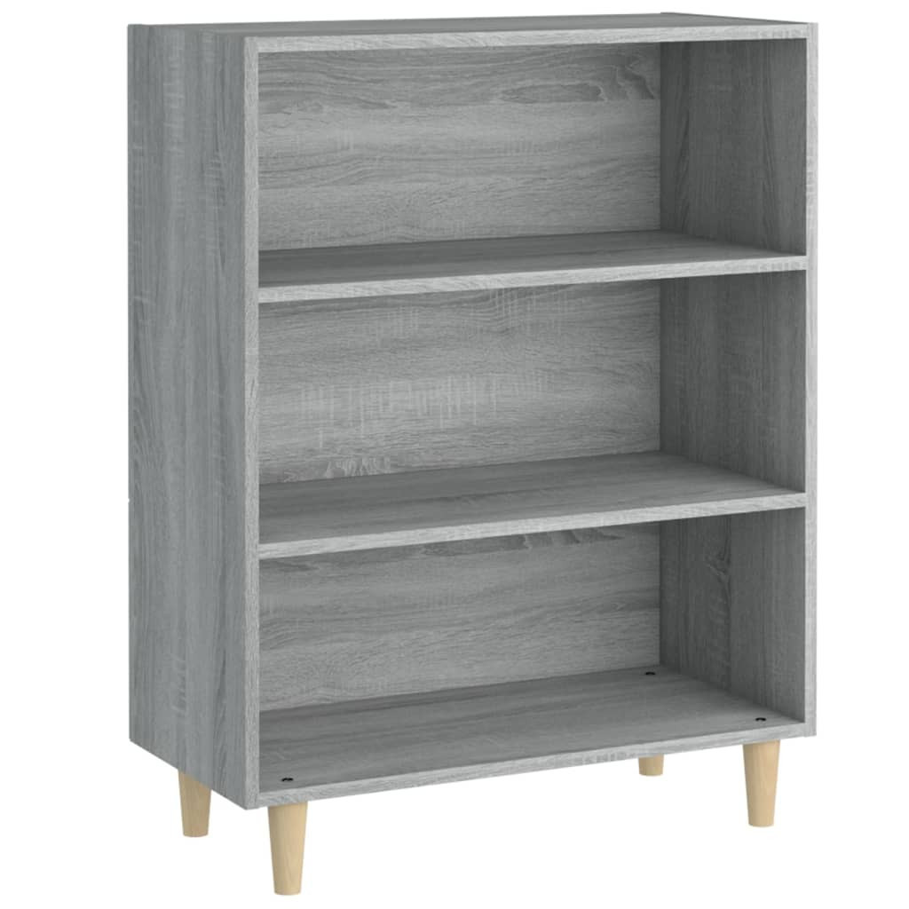 Szafka Szara Dąb Sonoma 69.5x32.5x90 cm do Salonu Pokoju Sypialni