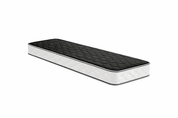 Matelas 100x200 - H. 20 cm Ferme Mousse HD 30 kg/m Noir -Doux Rêve 20 Noir