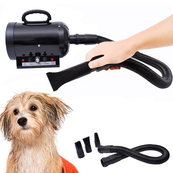 Haustier-Fön, für Hunde, schwarz
