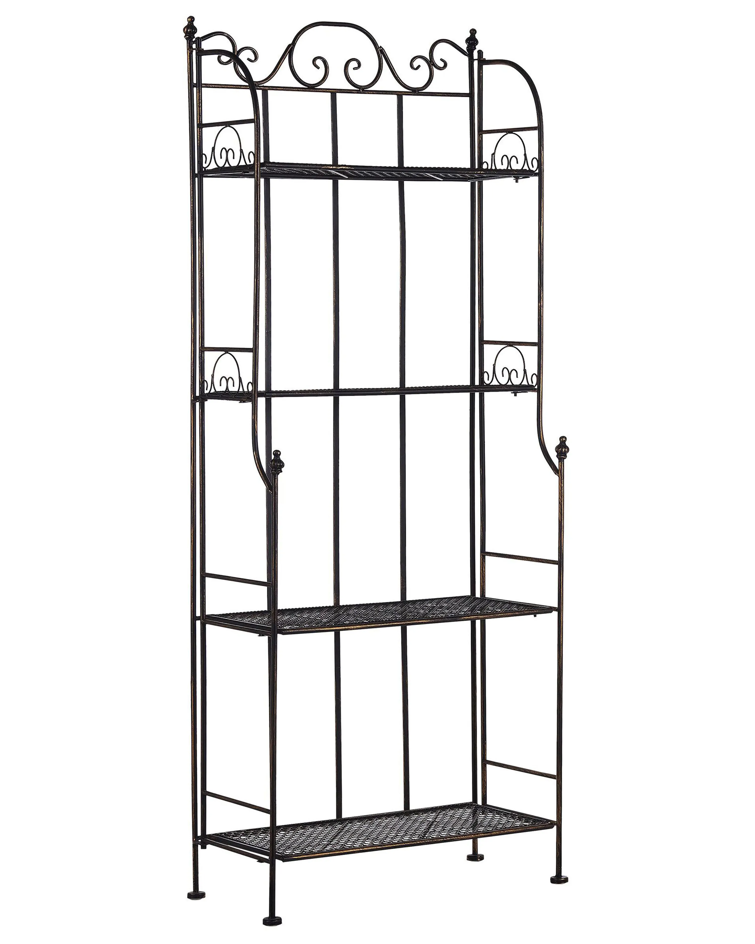 Shelving Unit ISERNIA Metal 155 cm 61 cm Black