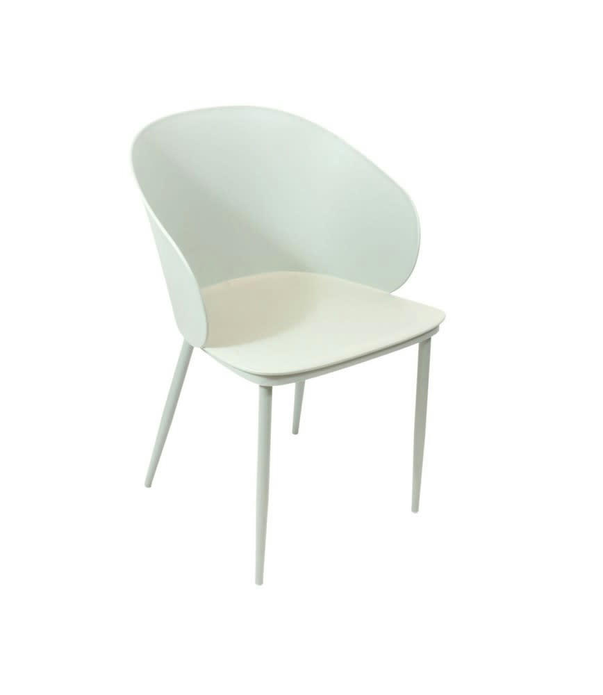 ALISON - Fauteuil en polypropylène gris