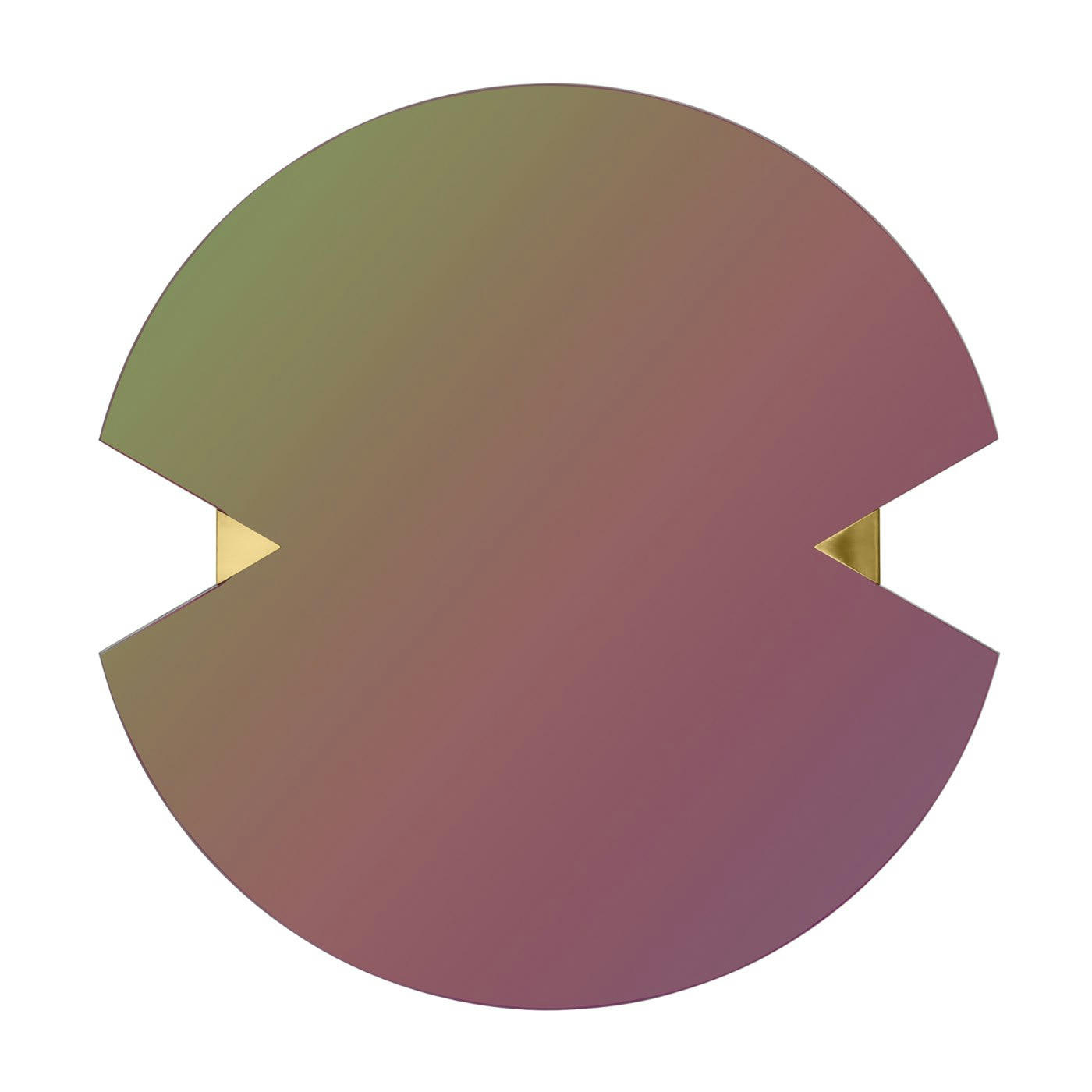 VERTO - Miroir mural rond teinté rainbow D70cm