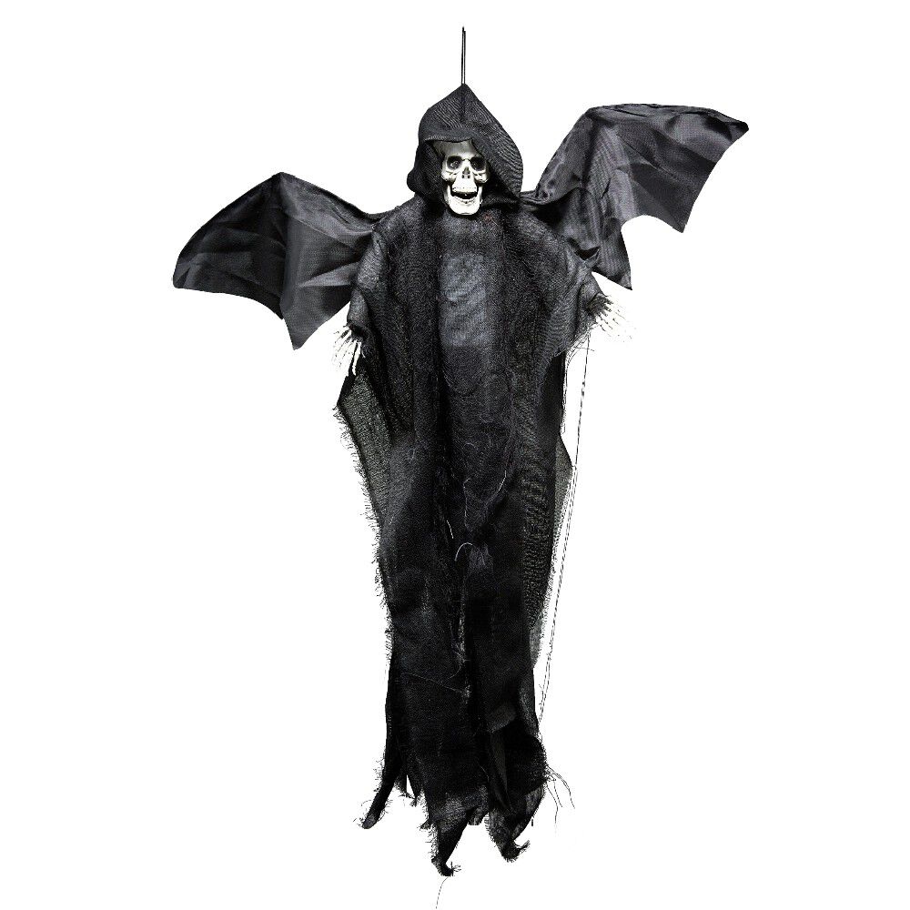 Squelette lumineux et sonore Halloween à suspendre