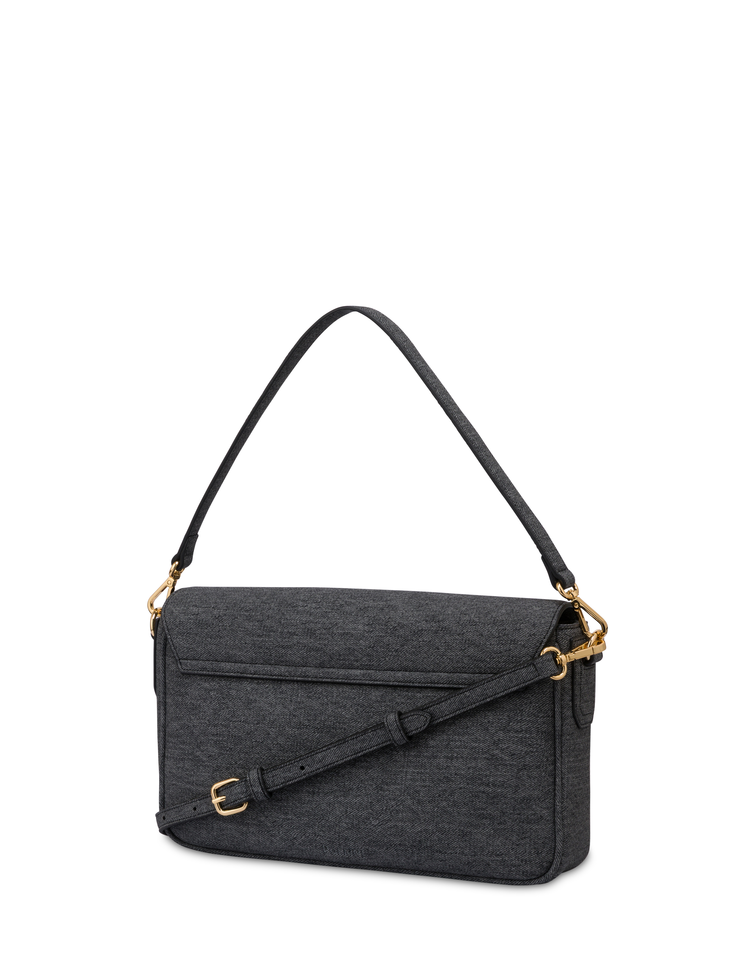 Candy Bag In Denim Grigio/nero