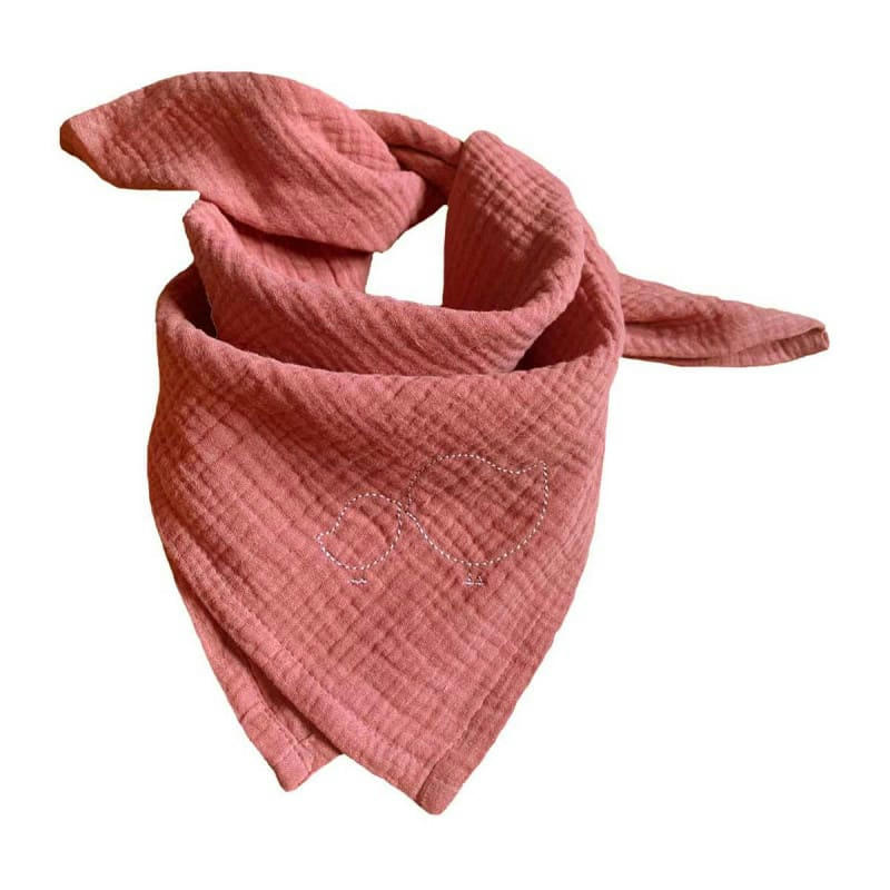 - Lange bébé en gaze de coton marsala