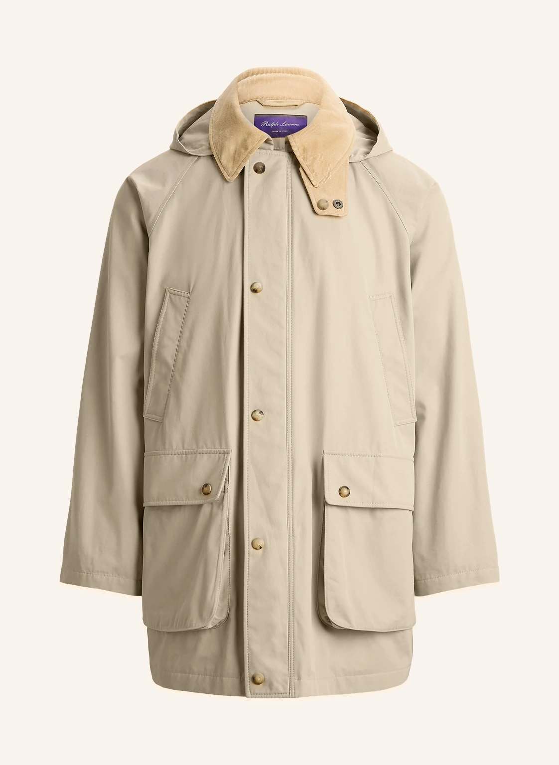 RALPH LAUREN PURPLE LABEL Parka mit abnehmbarer Kapuze