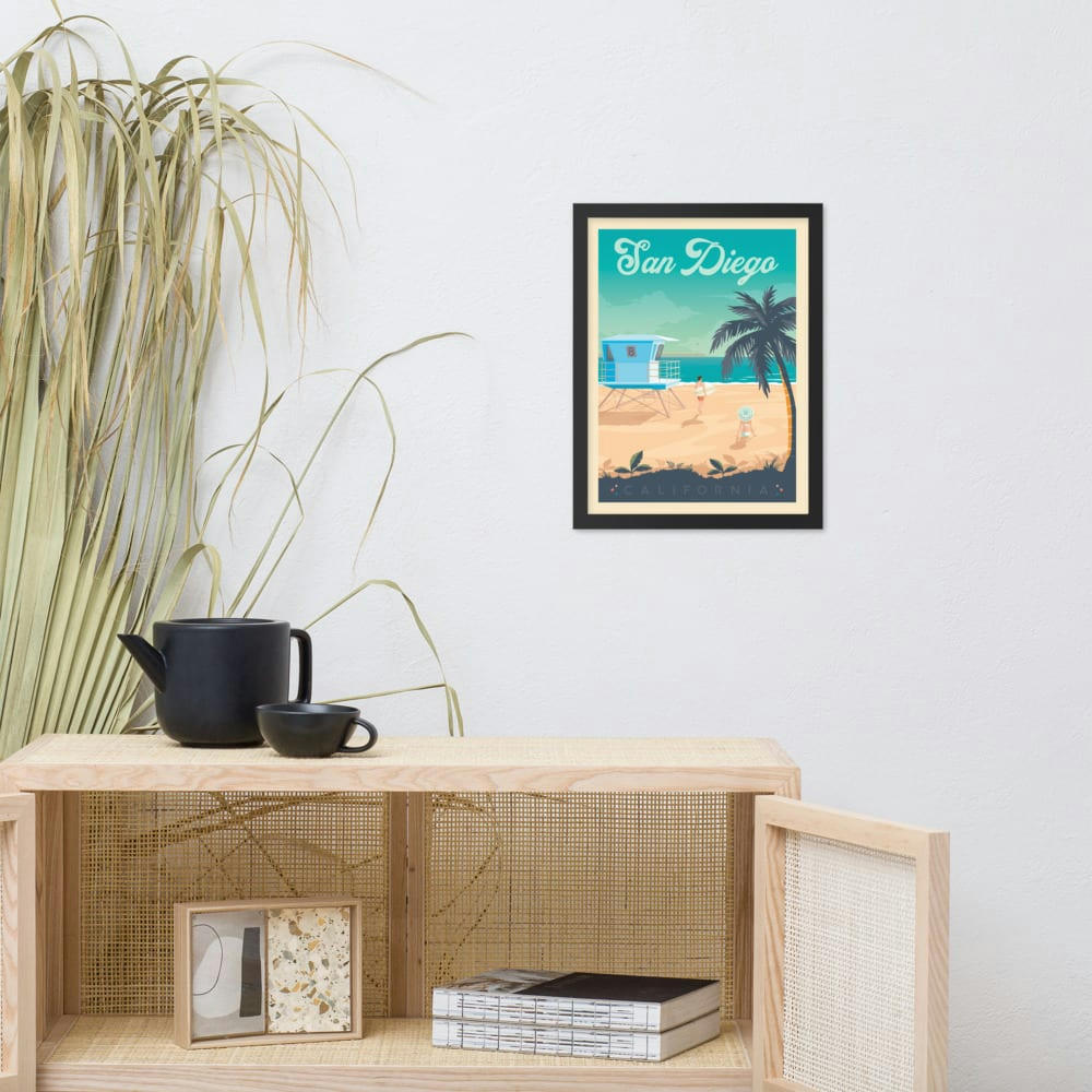 - Affiche San Diego  30x40 cm