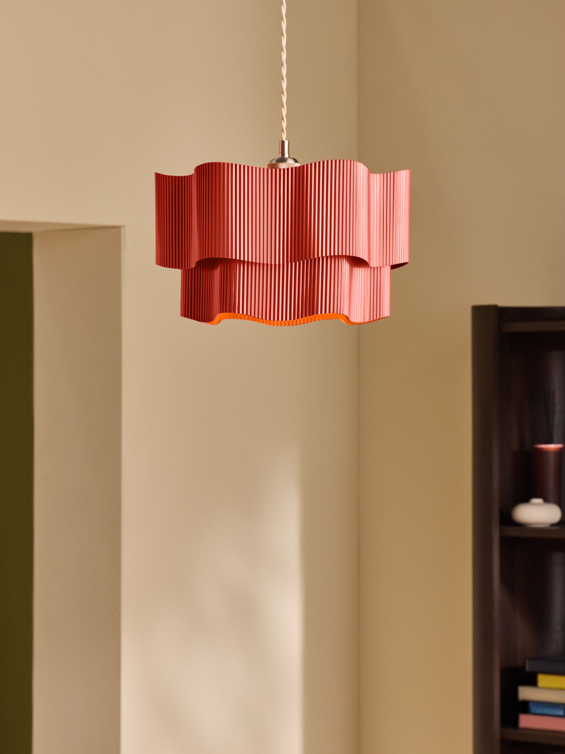 Red Easy Fit Sydney Ceiling Light Shade