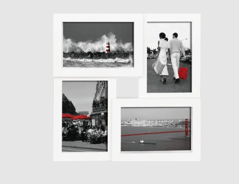 Bildergalerie Collage weiß