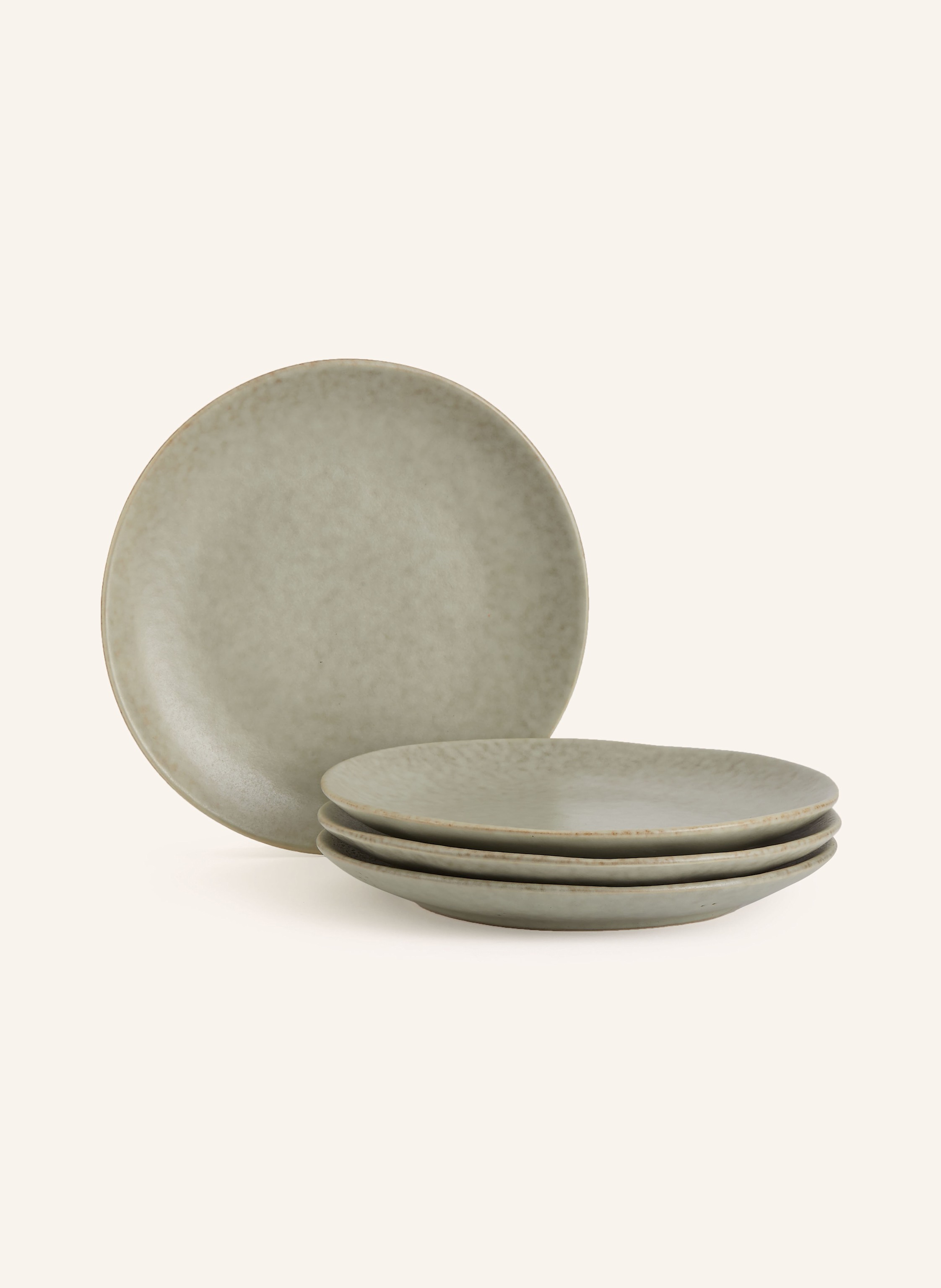 BROSTE COPENHAGEN 4er-Set Desserteller NORDIC MARSH