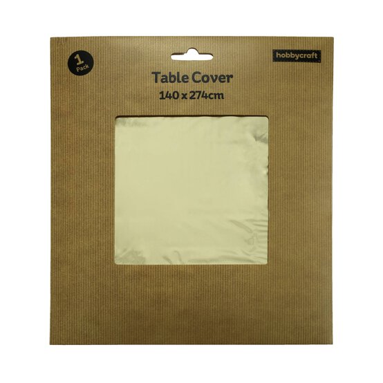 Gold Foil Table Cover 1.4m x 2.7m
