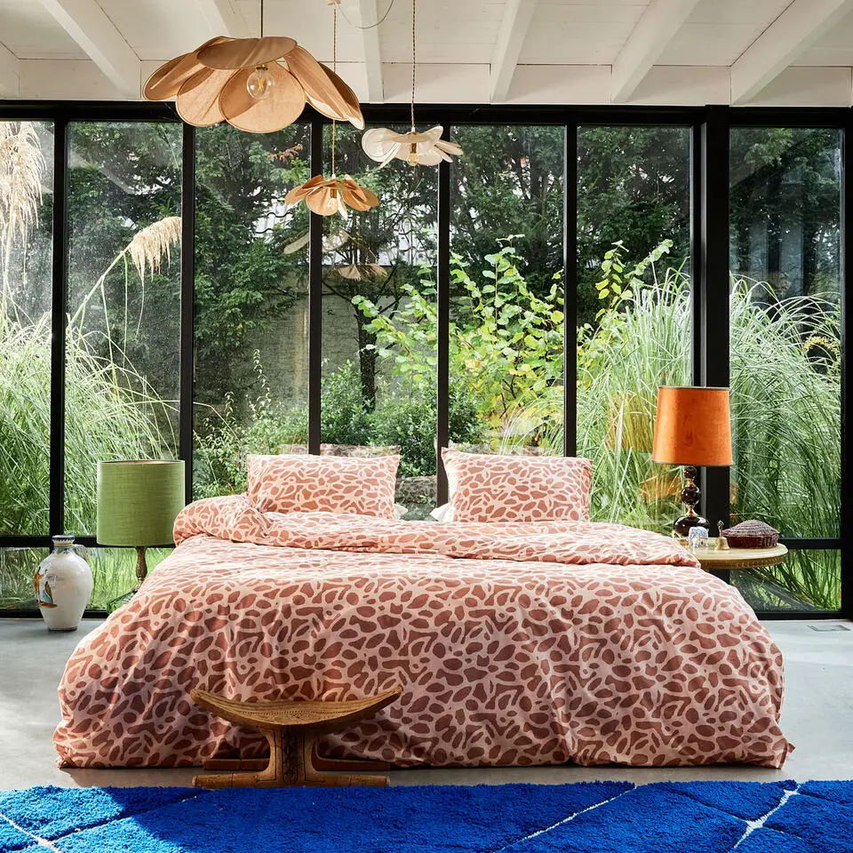 Cinderella Savanne - Dekbedovertrek - Katoen - 200x200/220 cm - Terra