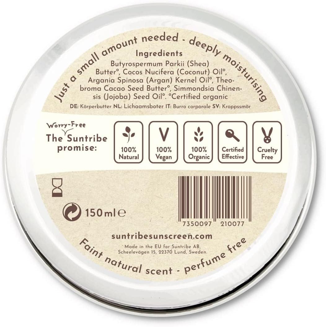 Suntribe 100% Natural Body Butter Coconut & Argan 150ml
