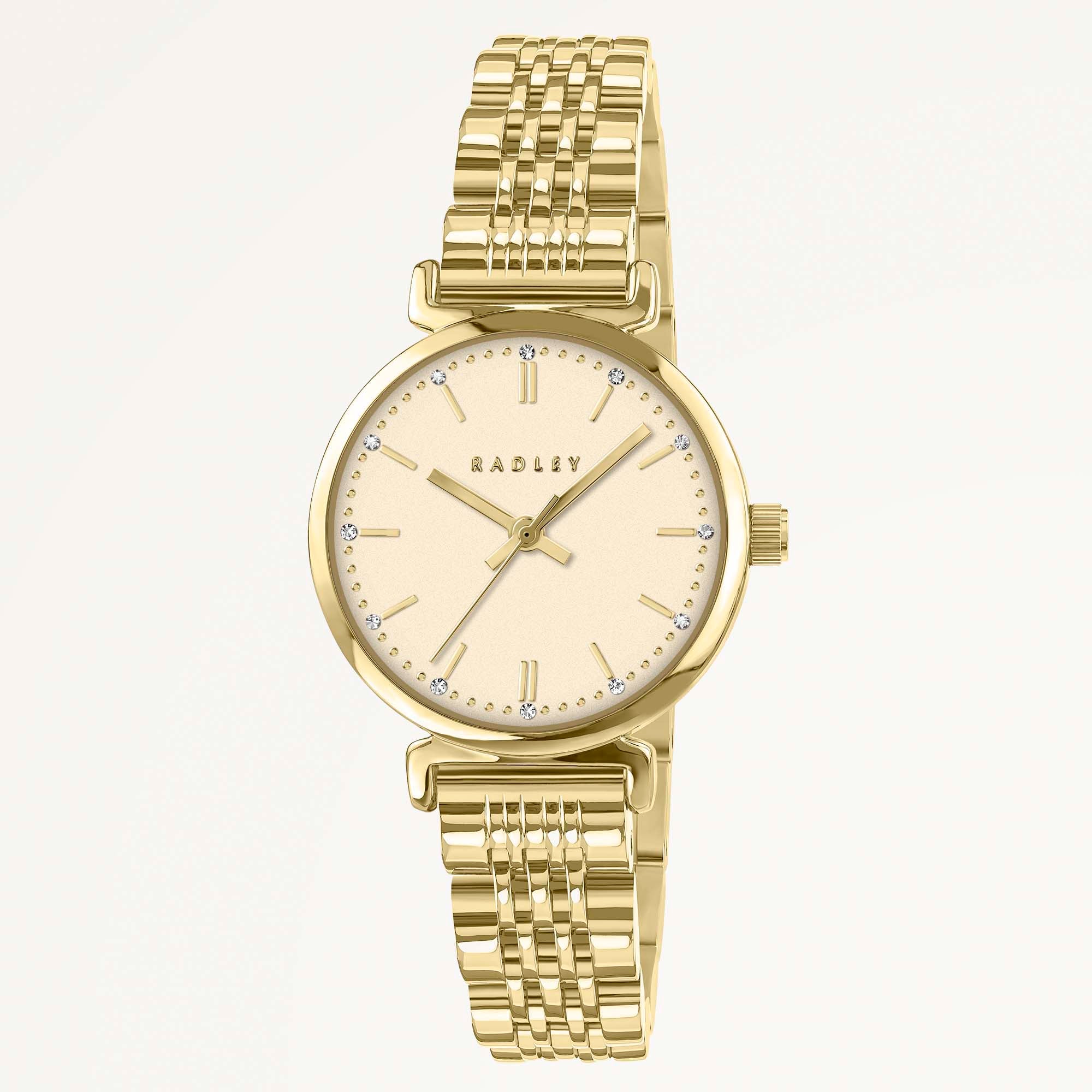 Roman Crescent - T-Bar Bracelet Watch