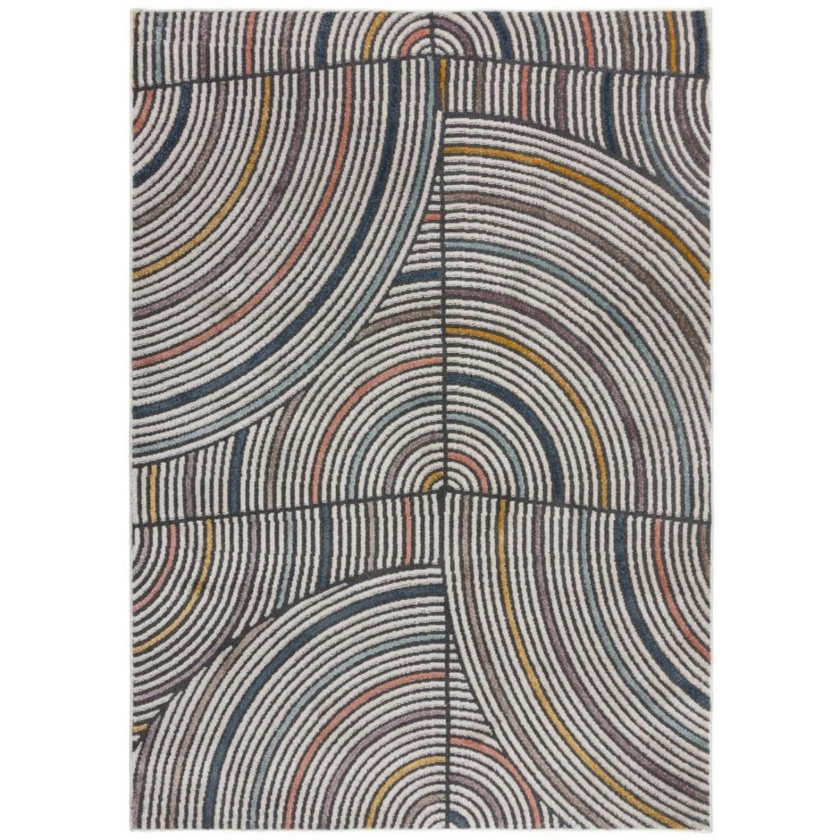 GILO - Tapis de salon en Polypropylène Multicolore 120x170 cm