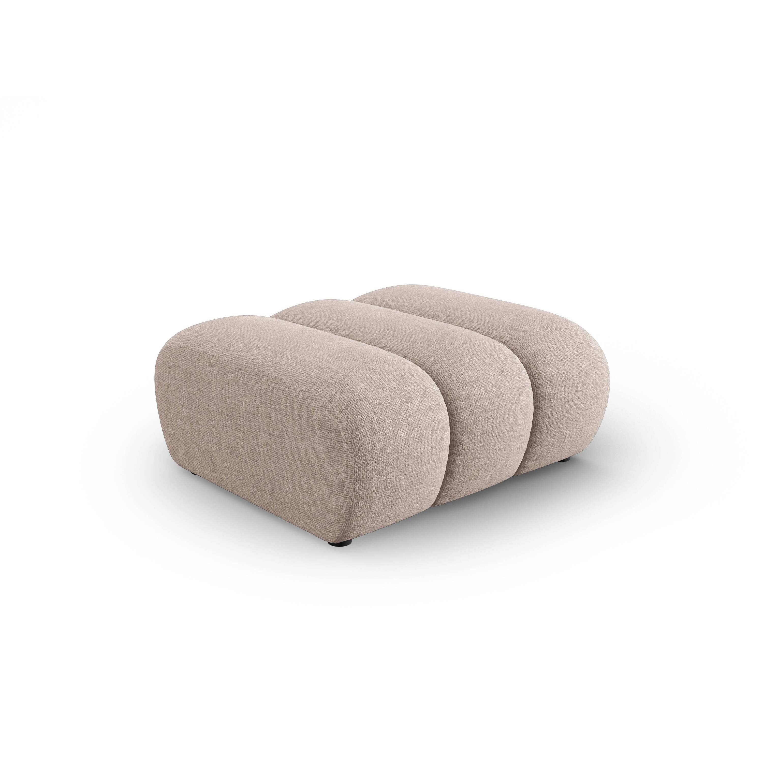 Micadoni Lupine Hocker - Chenille - Beige