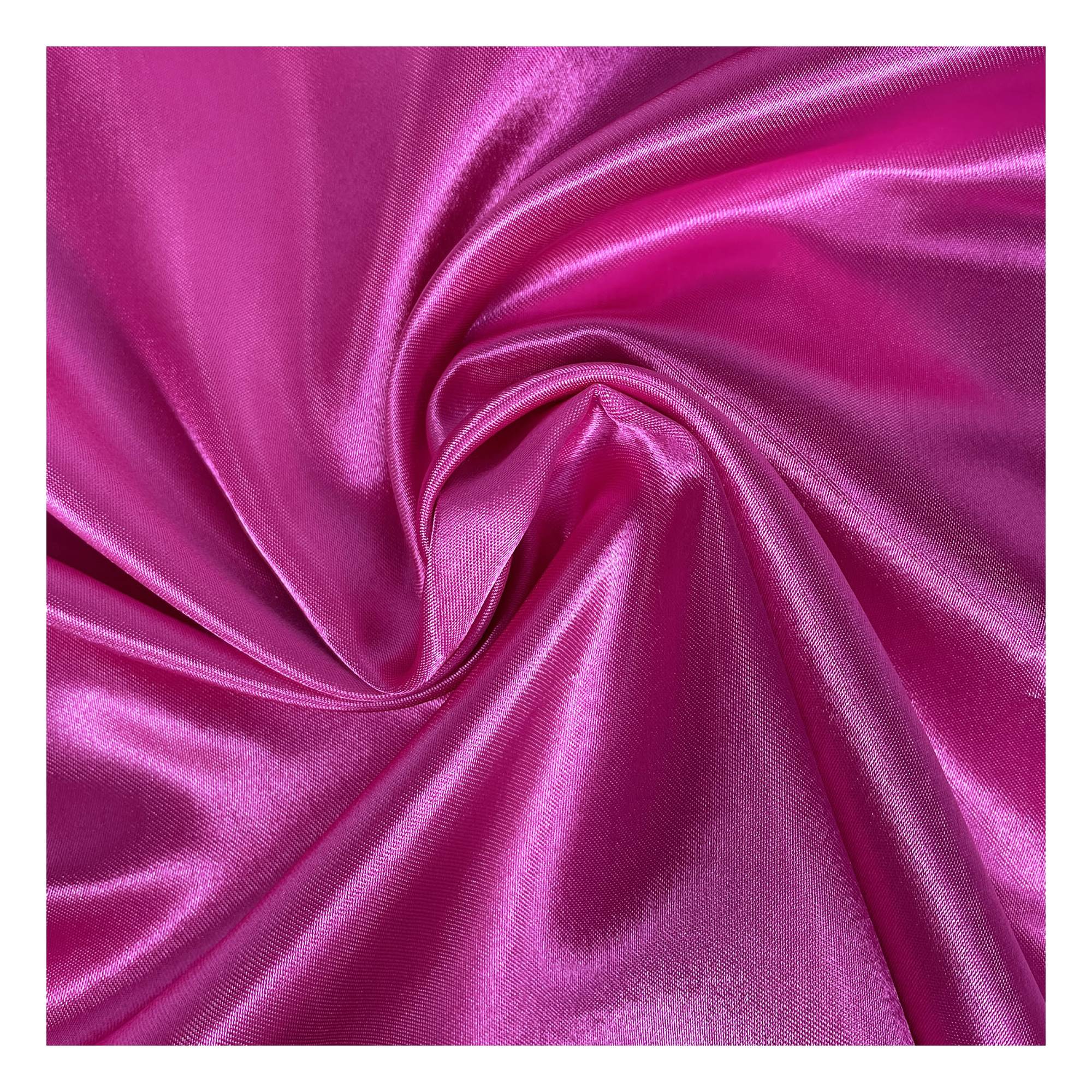 Cerise Silky Satin Fabric by the Metre
