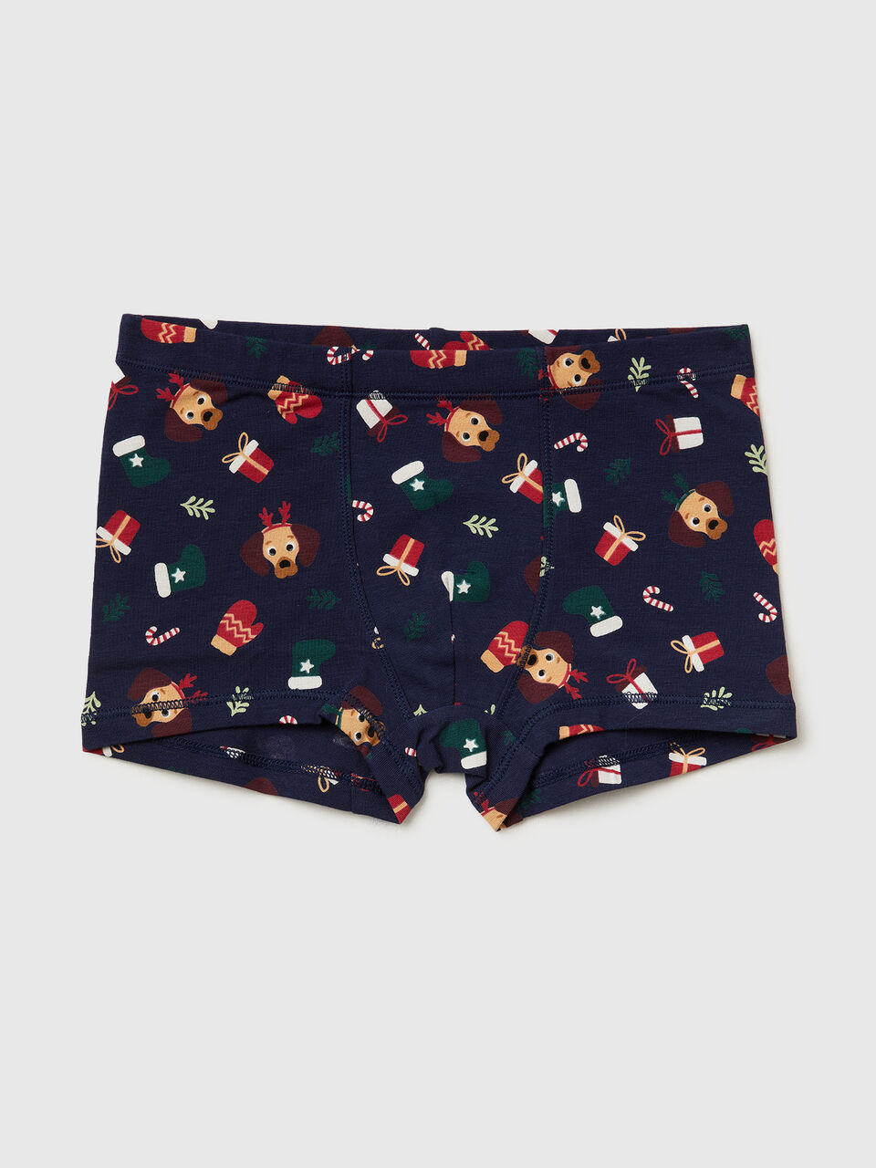 Dark blue Christmas boxers