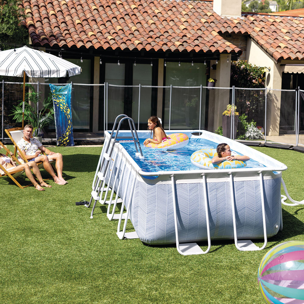 Piscine Chevron 4,00 x 2,00 x 1,00 m