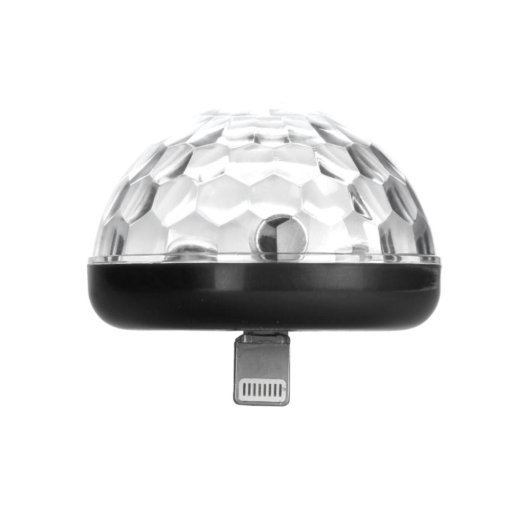 - Boule disco lumineuse pour iphone plastique noir