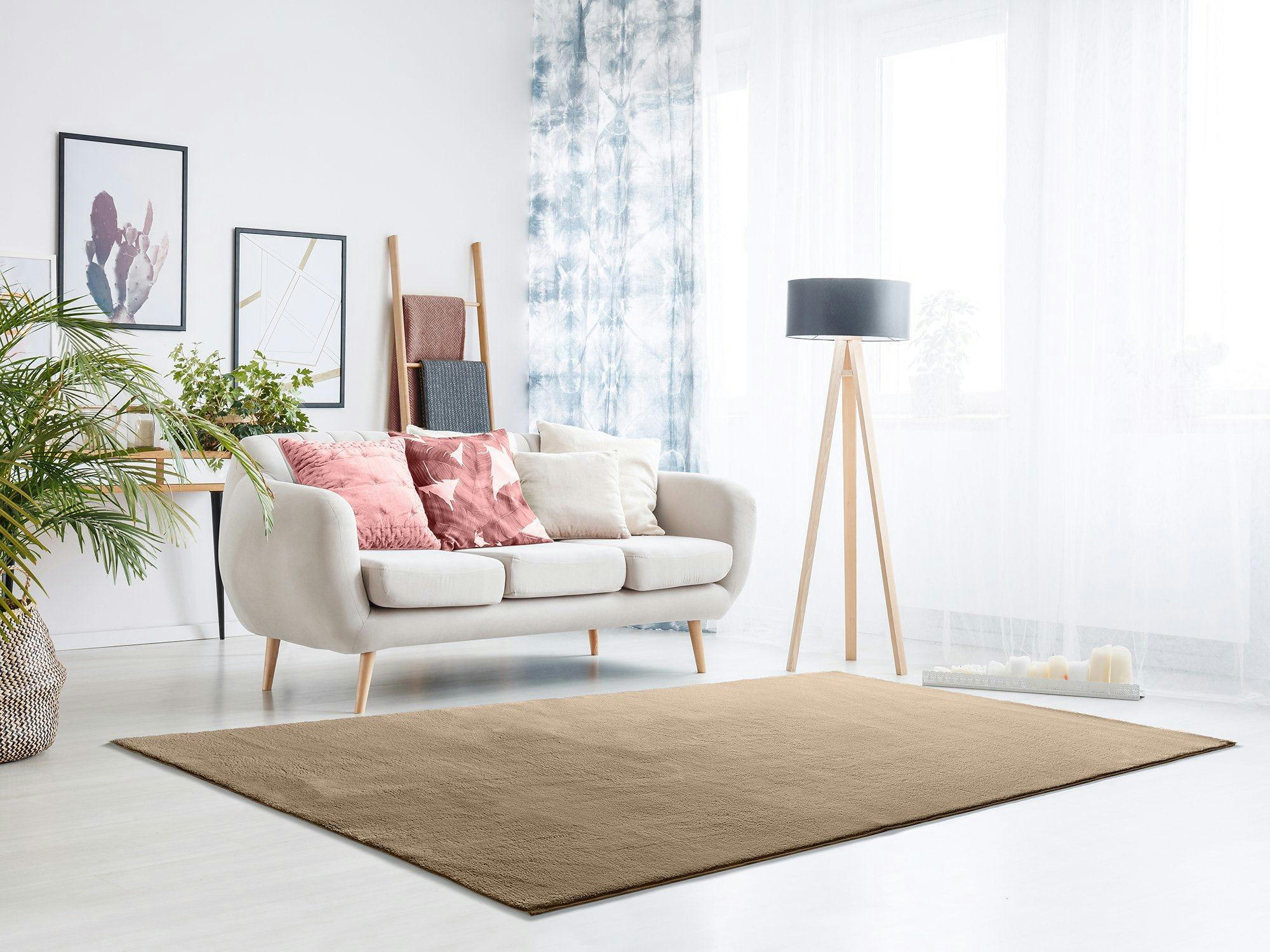 LOFT - Tapis uni beige 200X290 cm