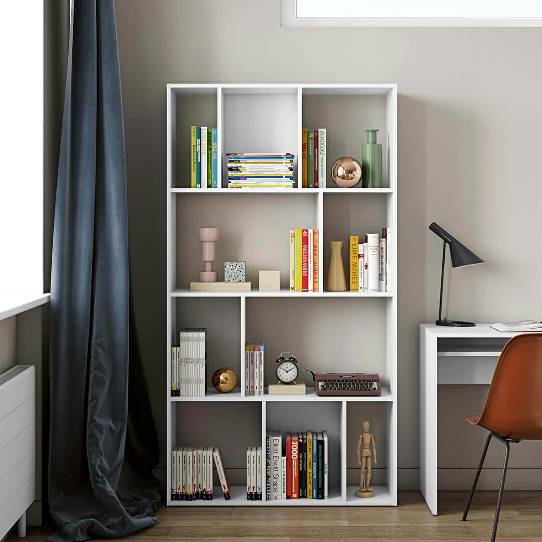 TORONTO - Bibliothèque effet bois blanc