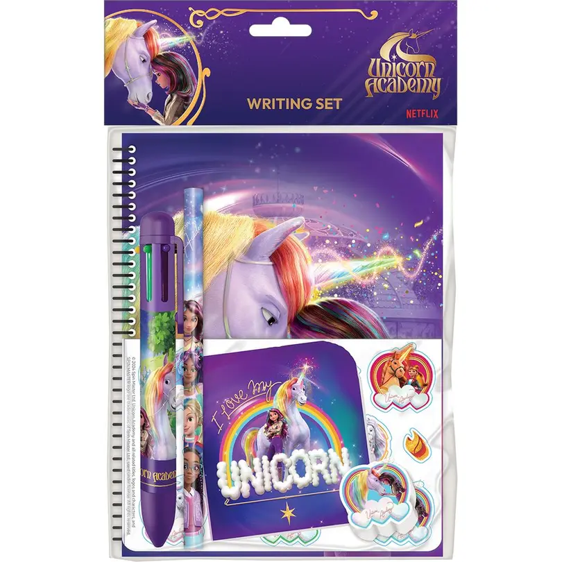 Schreibblock 5-teilig Unicorn Academy