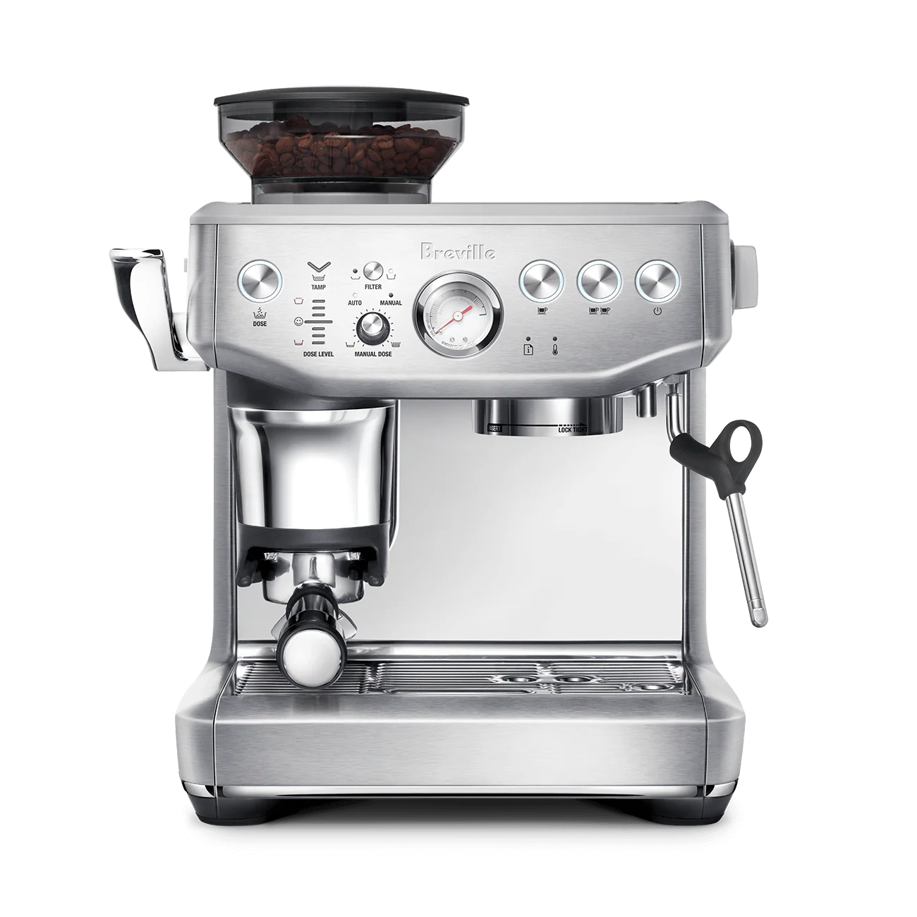 the Barista Express Impress(Brushed Stainless Steel)