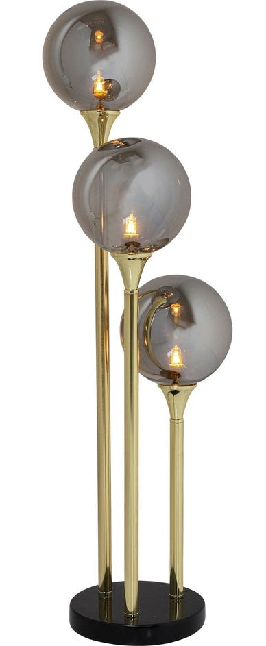 Kare Design Al Capone Tre Tafellamp - Goudkleurig