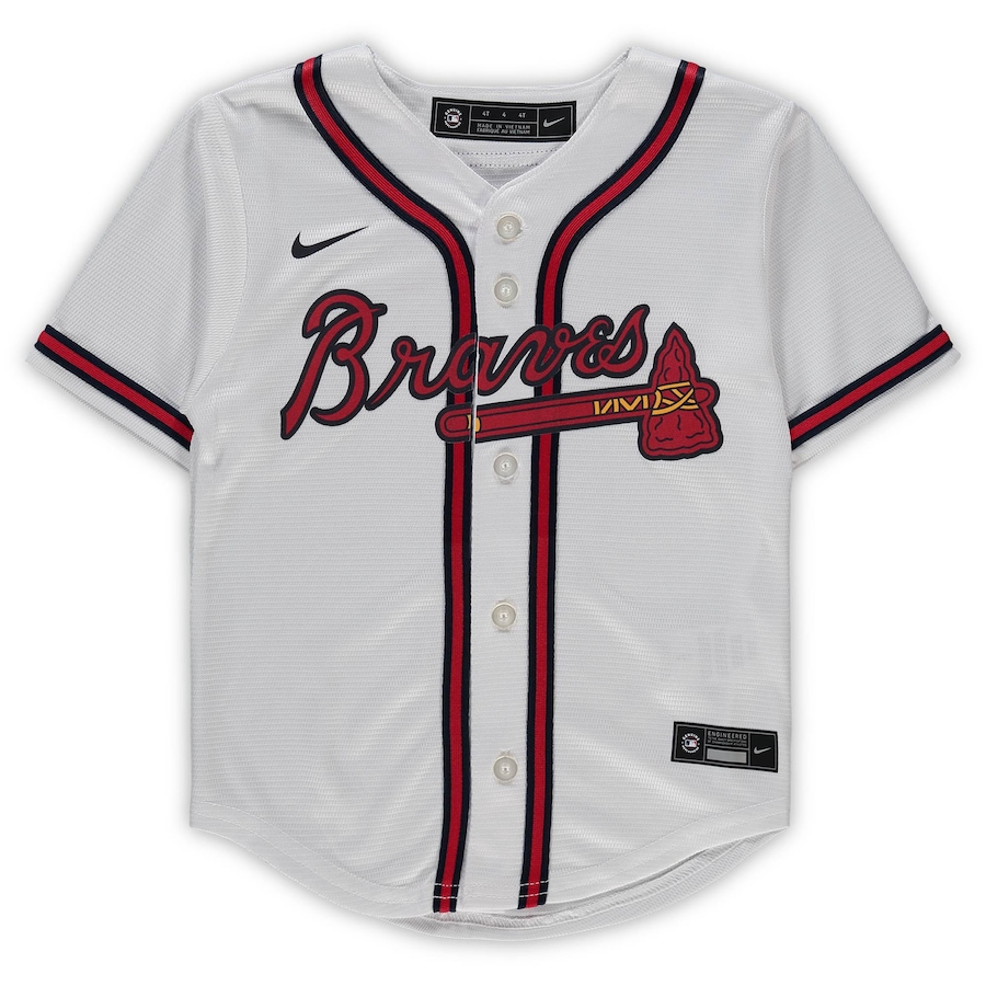 Atlanta Braves Nike Toddler Replica Team Jersey - White