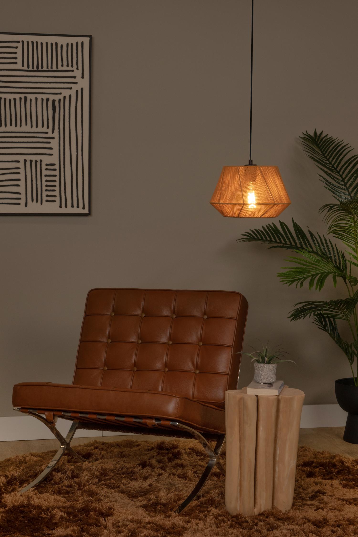 Lucide hanglamp JESSICA - 1xE27 - Terracotta