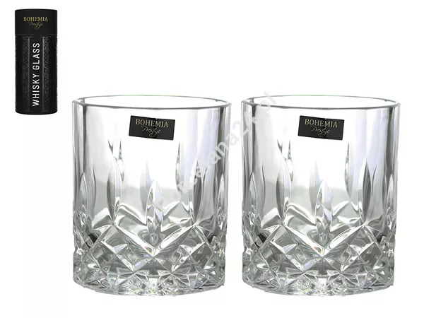 Kpl. szklanek do whisky 300 ml (2 szt.) w tubie Bohemia Prestige - Classico 4SB.TUBA.802343