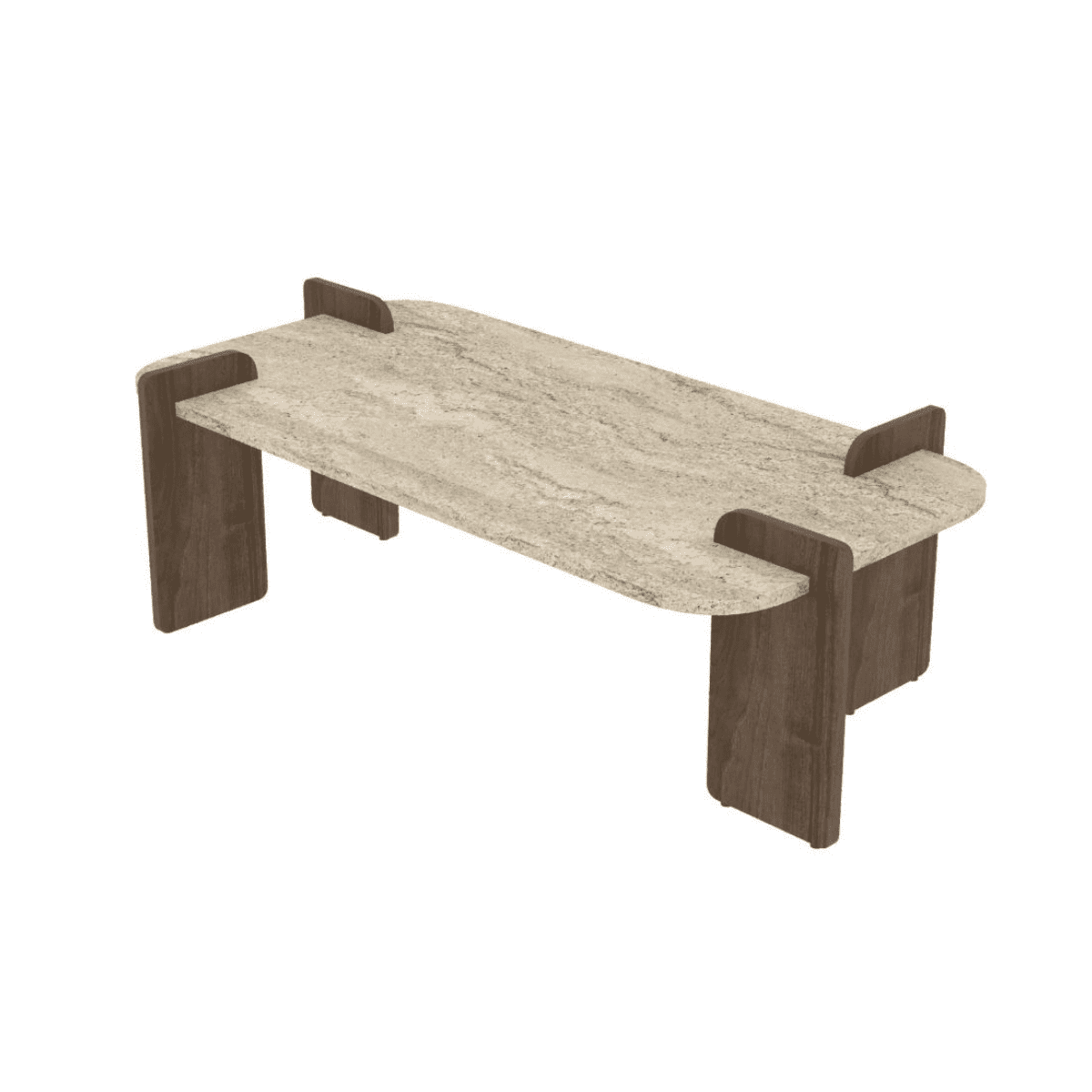 Calicosy - ELIA Salontafel - Naturel - 120x60x35 cm