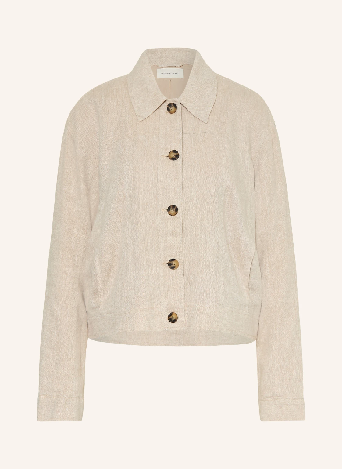 MSCH COPENHAGEN Kastenjacke MSCHVIANA GINIA mit Leinen