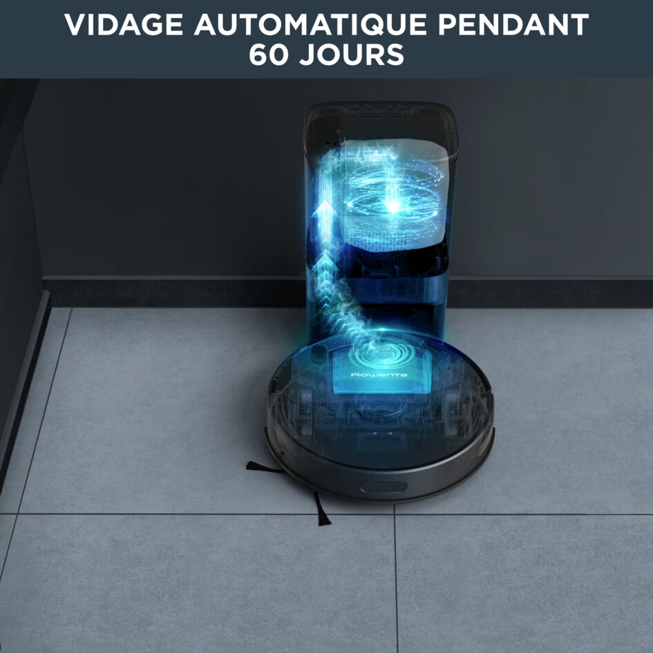 RECONDITIONNÉ X-Plorer Série 75S , Aspirateur robot, Navigation intelligente, 120min, Station