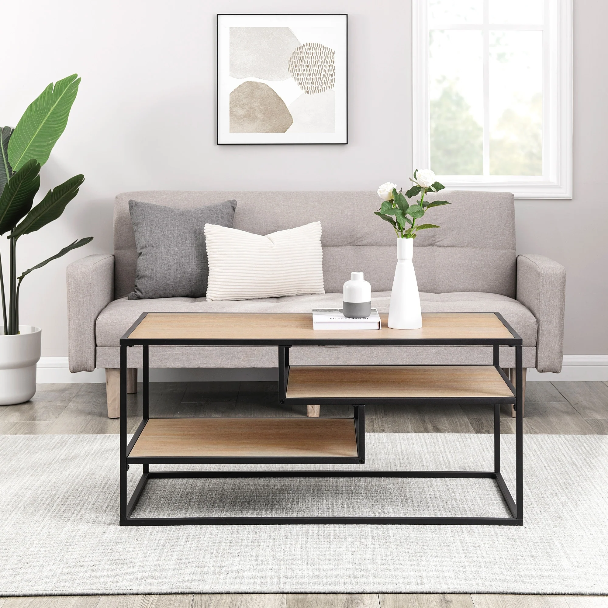 Middlebrook Designs Modern 2-Tier Coffee Table