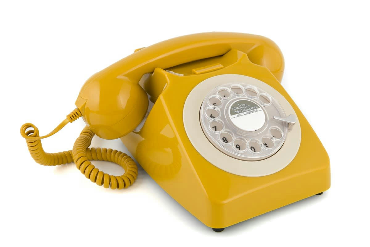 - Téléphone analogique  746 ROTARY MUSTARD